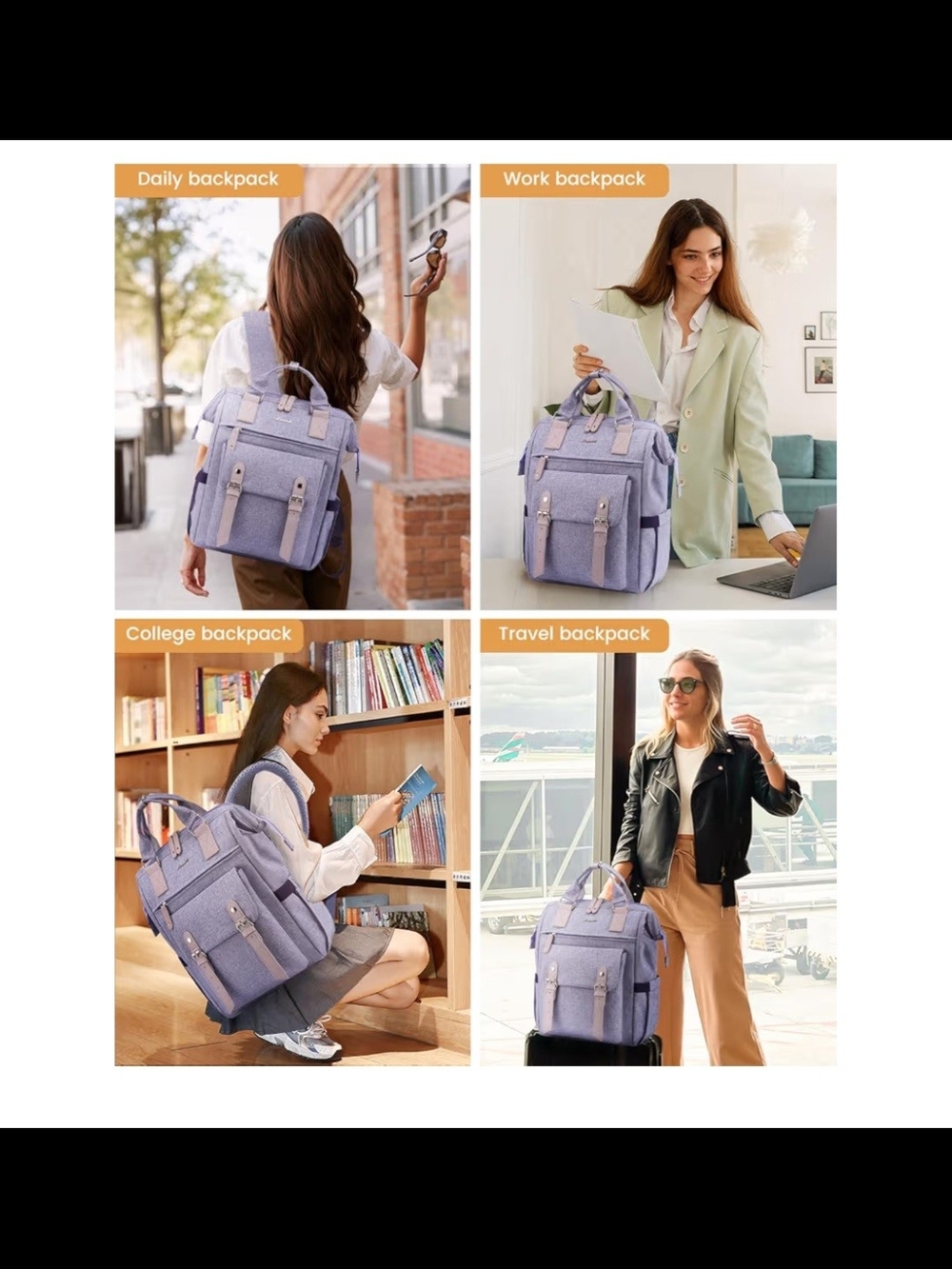 Lavender Backpack - Picture 4 of 4